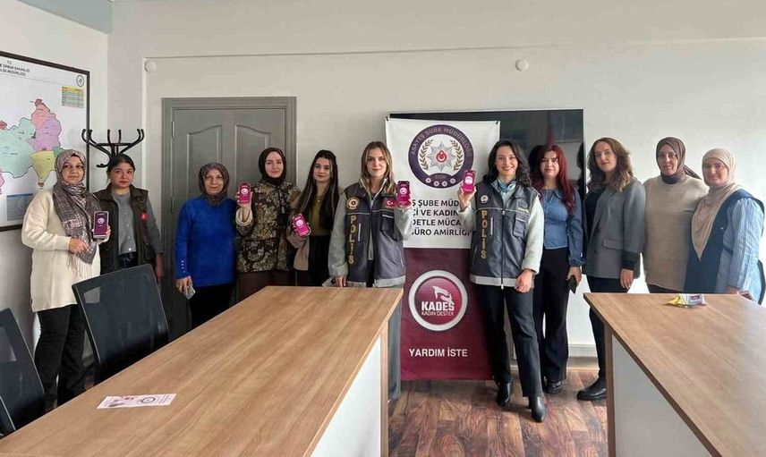 Erzurum'da kadına yönelik şiddetle mücadele için önemli eğitim: KADES uygulaması