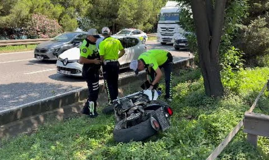 Samsun'da motosiklet kazası: iki yaralı hastaneye kaldırıldı