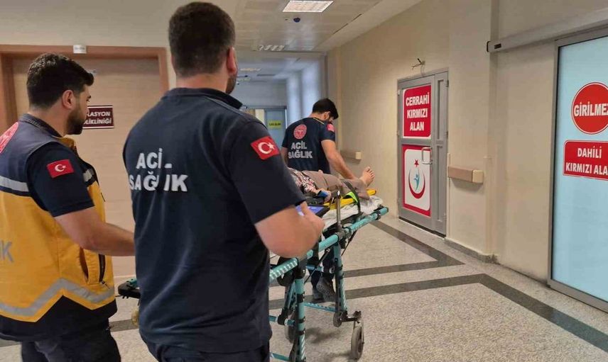 Adıyaman'da üç tekerlekli motosiklet kazasında iki kişi yaralandı