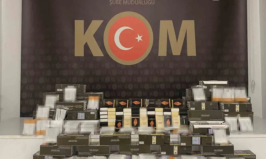 İzmit'te tütünle doldurulmuş 21 bin 500 makaron ele geçirildi