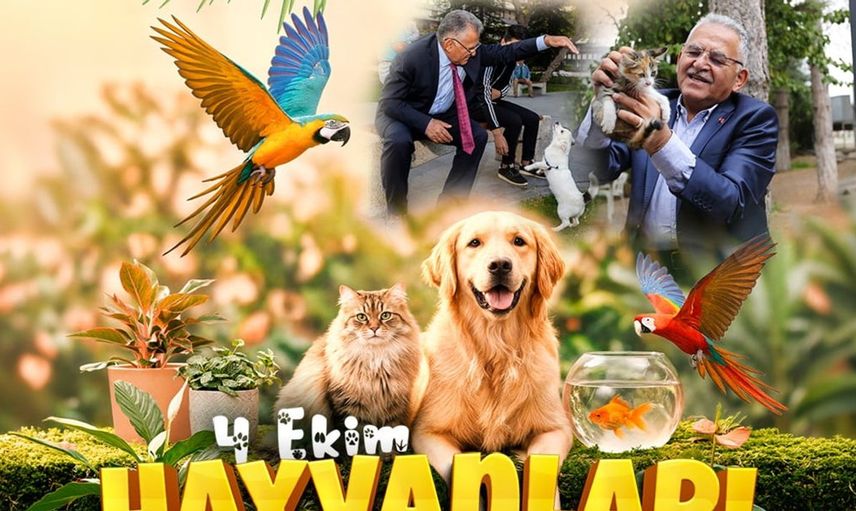 Kayseri'de hayvanat bahçesi 4 Ekim'de ücretsiz ziyaret edilebilecek