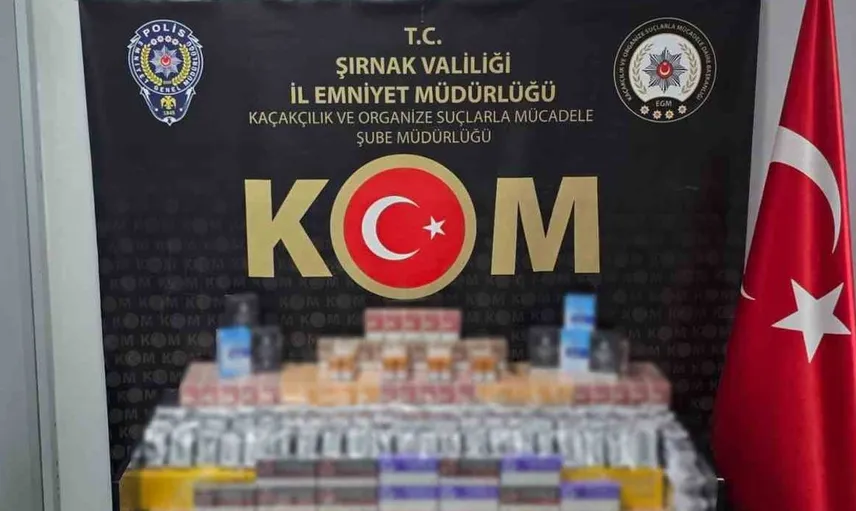 Şırnak'ta büyük kaçakçılık operasyonu: 8 milyon liralık malzeme ele geçirildi