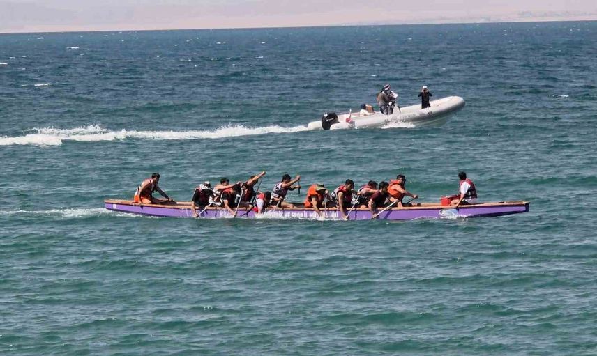 Van gölünde su sporları festivali renkli görüntülerle tamamlandı