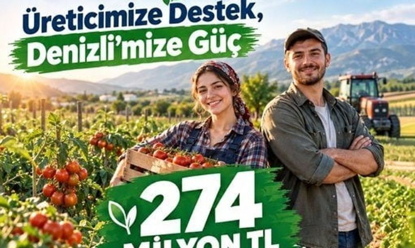 Denizli tarımında rekor hibe desteği: 274 milyon TL'lik yenilikçi projeler