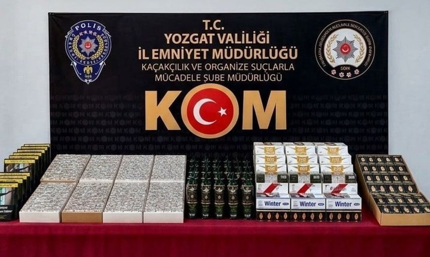 Yozgat'ta kaçakçılıkla mücadelede büyük başarı: 35 bin makaron ele geçirildi