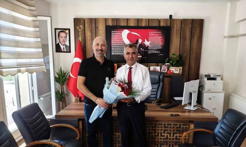 Eğitim iş birliği için bir araya geldiler: Başkan Arıkan ve Müdür Uğurlu'nun önemli görüşmesi