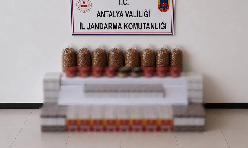 Manavgat'ta tütün kaçakçılığına dev operasyon: 30 bin makaron ele geçirildi