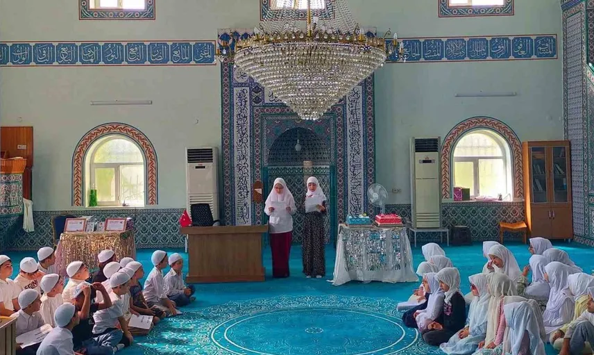 Başaran Mahallesi'nde yaz kur’an kursu coşkuyla tamamlandı