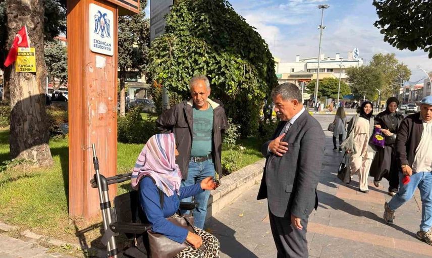 Erzincan'da belediye başkanı halkla buluştu: Talepler dinlendi