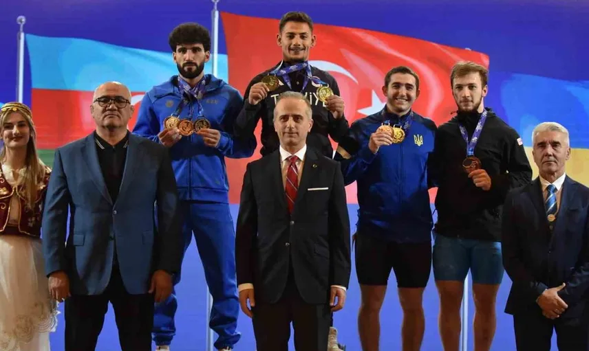 Arnavutluk'ta halter mücadelesi: Türkiye 5 madalya daha kazandı