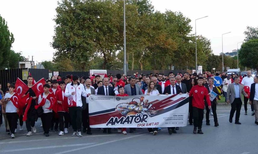 Samsun amatör spor haftasını coşkuyla kutladı