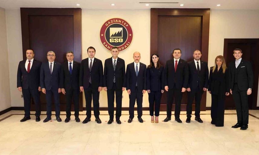Gaziantep Sanayi Odası'nda yeni yönetim kurulunun görev dağılımı yapıldı