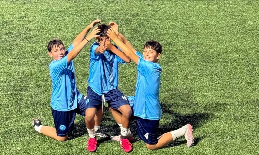 1299 Bilecikspor'un U14 takımı hazırlık maçında fırtına gibi esti