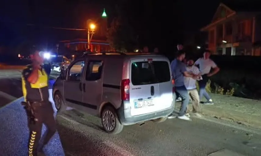 Bursa'da kaza sonrası basın mensuplarına saldırı girişimi