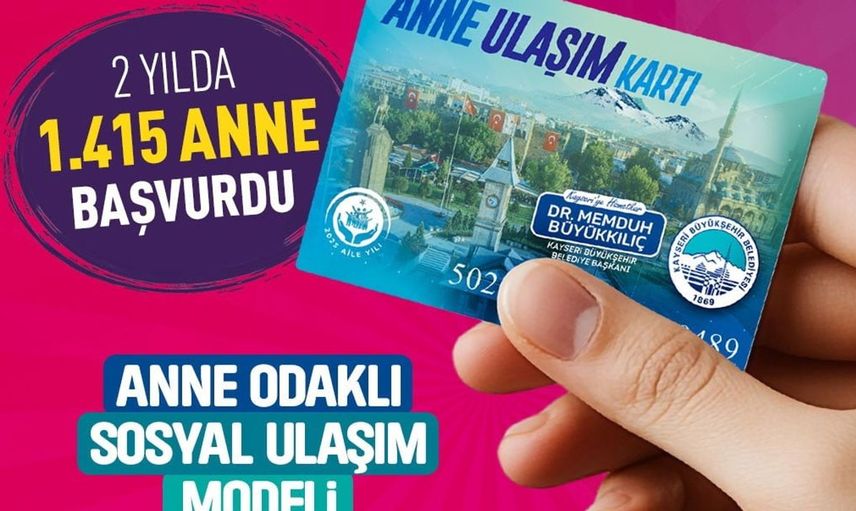 Kayseri'den annelere özel ulaşım desteği: 3 milyon TL'lik proje