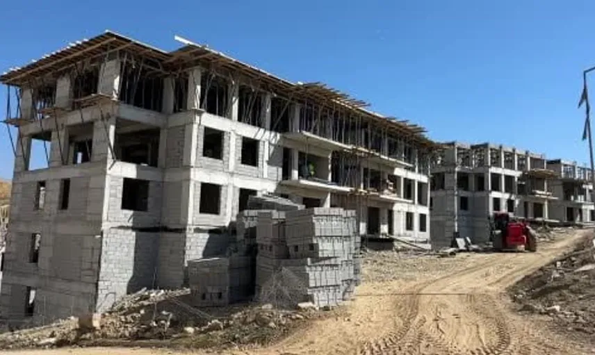 Yüksekova’da modern konut projesi hızla yükseliyor