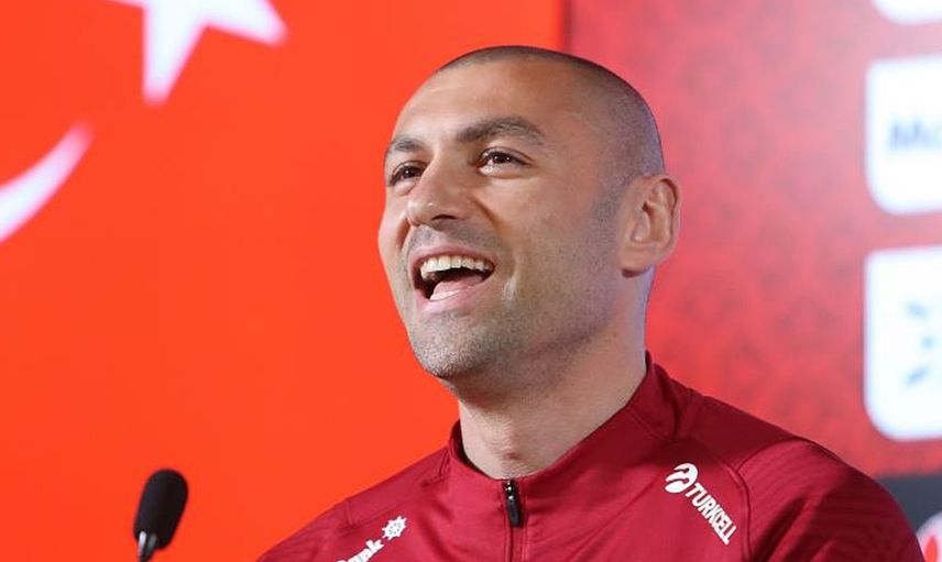A Milli Futbol Takımı kaptanı Burak Yılmaz, Portekiz'e laf olsun diye gelmedik turu geçmek istiyoruz dedi