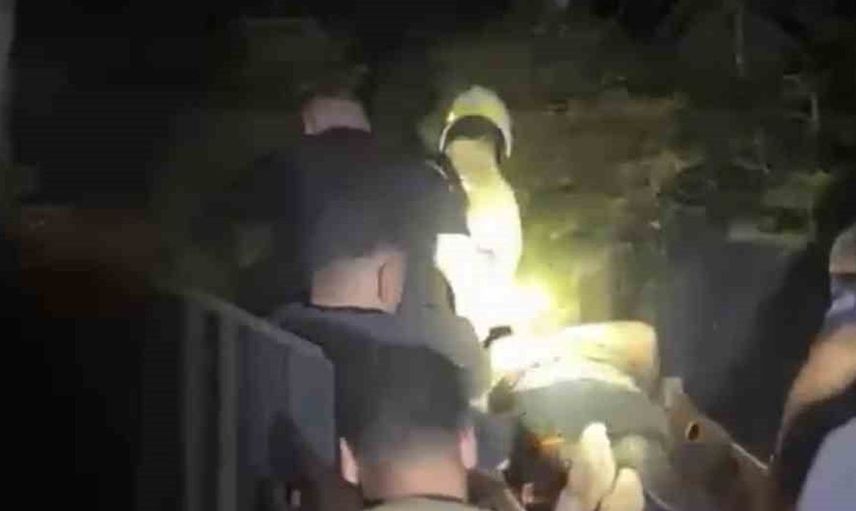 Bursa'da patikadan düşen vatandaş itfaiye tarafından kurtarıldı
