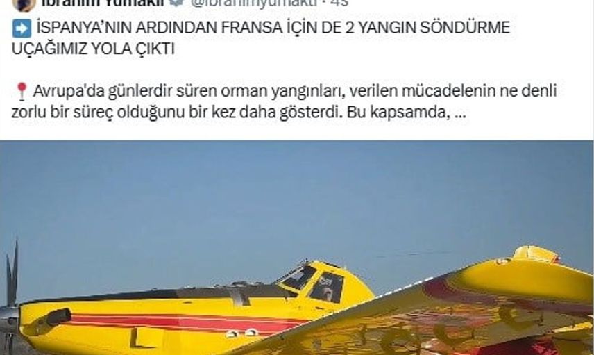 Macron'dan Türkiye'ye teşekkür