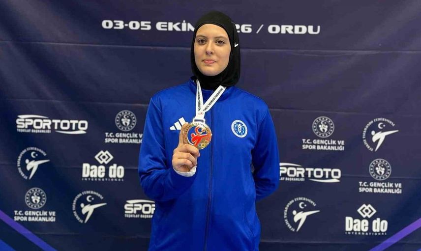 Aydınlı taekwondocu Elifnaz Köseoğlu, Türkiye şampiyonu olarak Avrupa'nın yolunu açtı