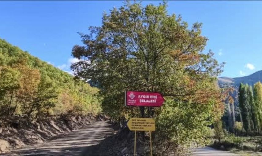 Sonbaharın sessizliği Aygırdibi Şelalesi’nde doğaseverleri bekliyor