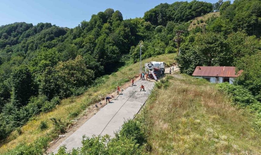 Canik'te kırsal alana 150 milyonluk yeni yollarla ulaşımda devrim