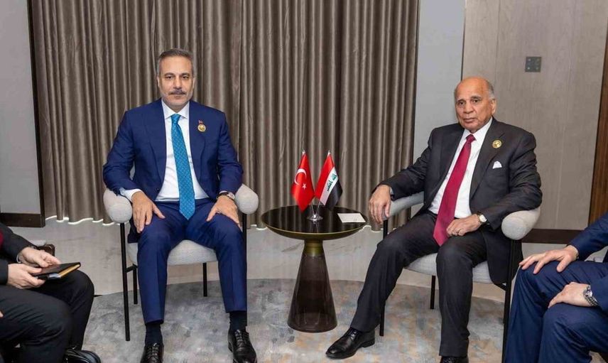 Bağdat'ta önemli görüşme: Dışişleri Bakanı Fidan, Iraklı mevkidaşı Hüseyin ile bir araya geldi