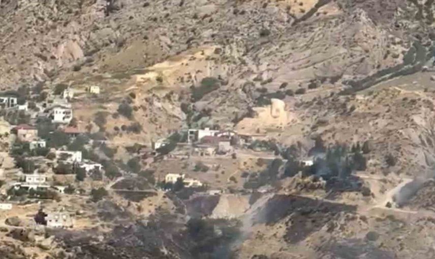 Eski Kahta Kalesi yanında çıkan orman yangını kontrol altına alındı