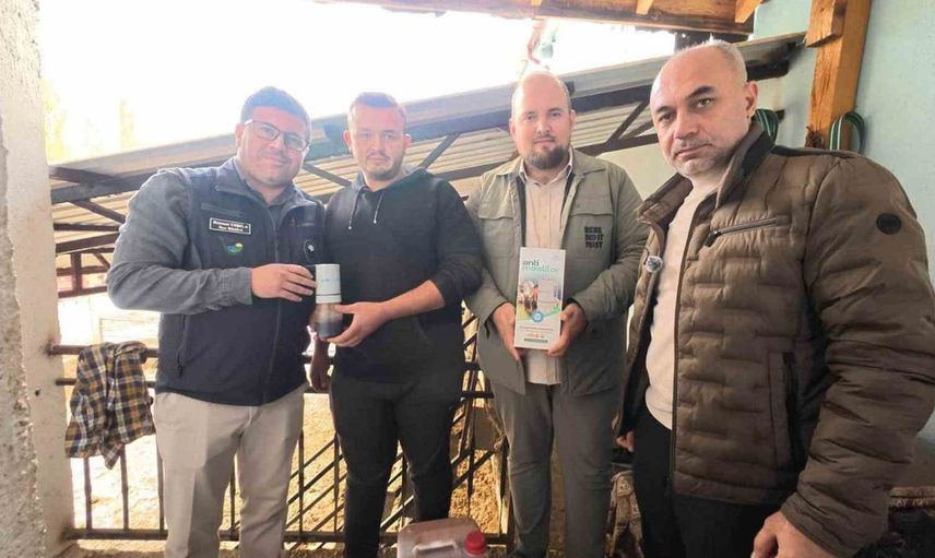 Kütahya'nın emet ilçesinde süt kalitesini artıran yerli teknoloji desteği