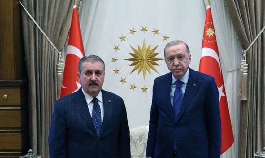 Cumhurbaşkanı Erdoğan, BBP Genel Başkanı Mustafa Destici ile görüştü