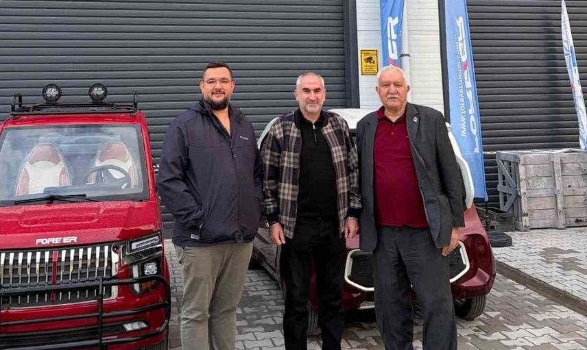 İhsan Beşer elektrikli araç üretim tesisini inceledi