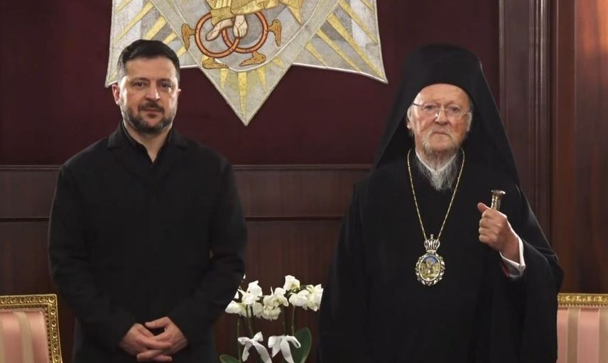 Zelenskiy, İstanbul'da patrik bartholomeos ile buluştu