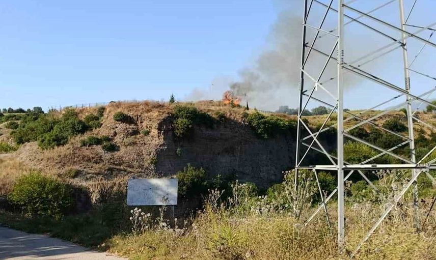 Osmaniye'de mesire alanında çıkan yangın kontrol altına alındı