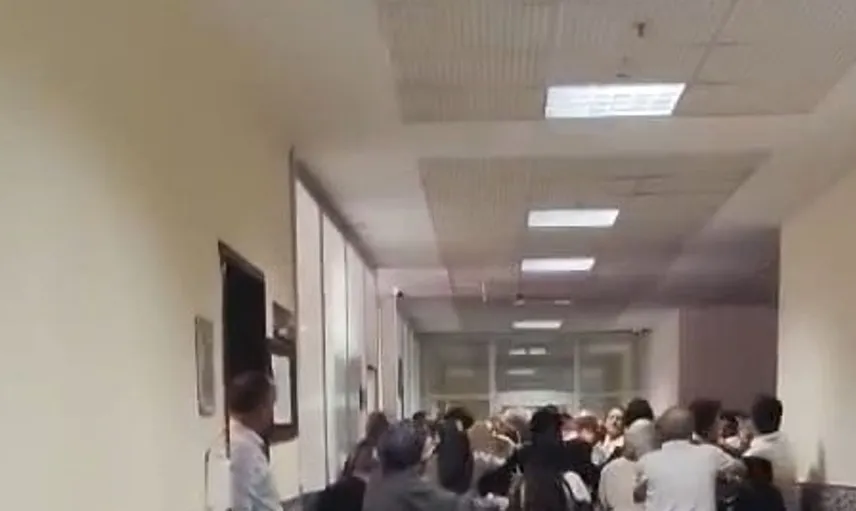 Elazığ adliyesinde duruşma sırasında taraflar birbirine girdi