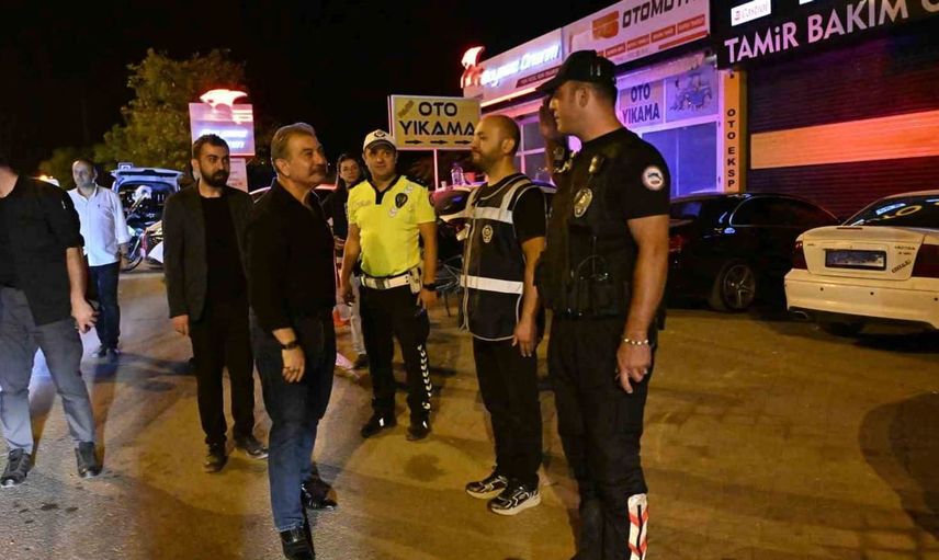Kırıkkale emniyet müdürü güvenlik denetimlerini yerinde inceledi