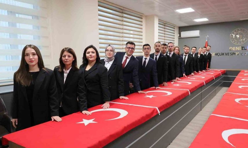 Denizli'de sözleşmeli 43 personel kadroya geçti