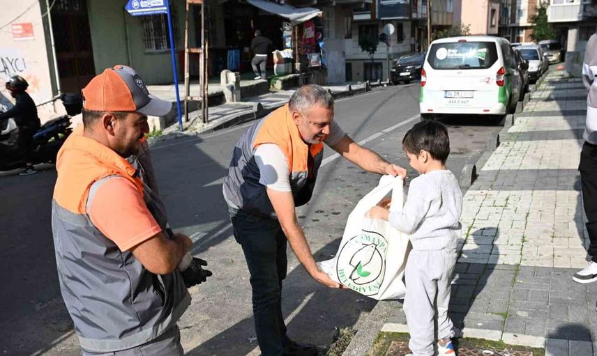Kayra'nın hayali gerçek oldu: Atık toplama araçlarının dostu ile buluştu