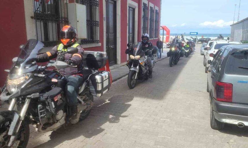 Kastamonu'da motosiklet tutkunları geleneği yaşatıyor: İstiklal sürüşü başladı