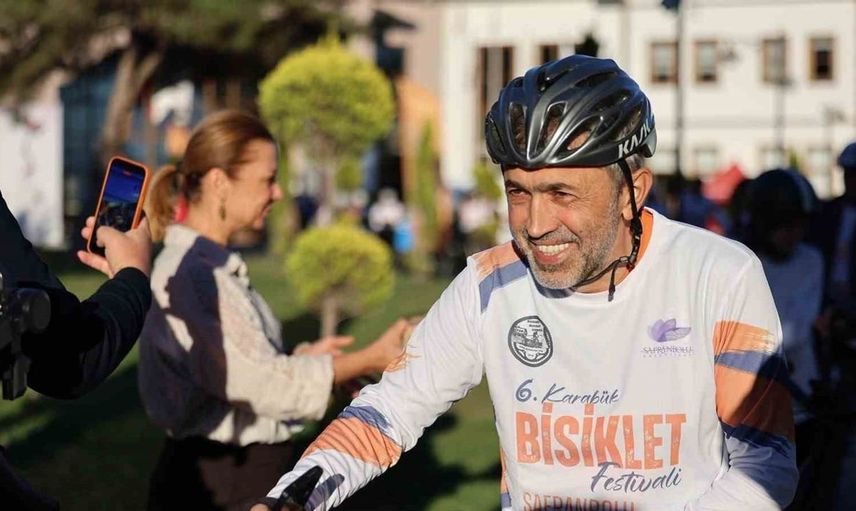 Safranbolu bisiklet festivali doğanın ve tarihin izinde pedal çevirdi