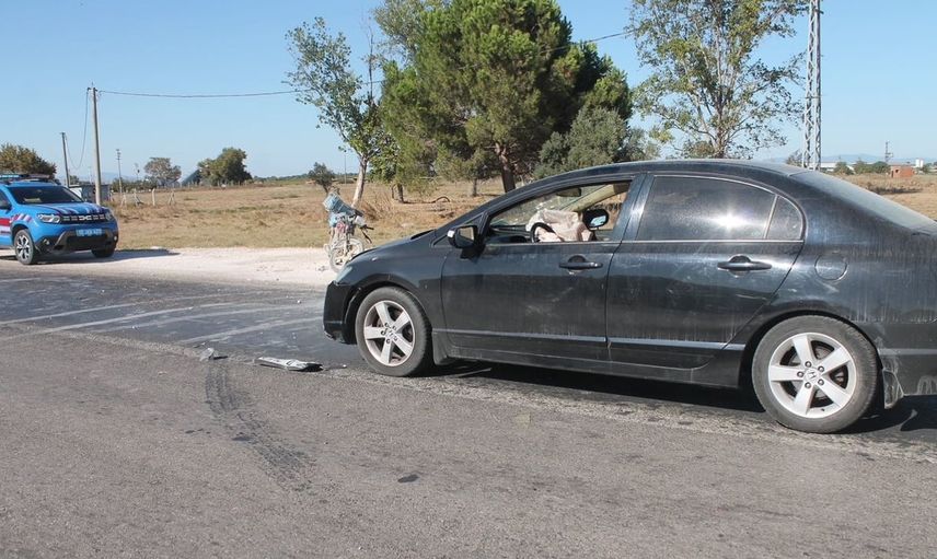 Manyas’ta trafik kazası: Motosiklet sürücüsü hayatını kaybetti