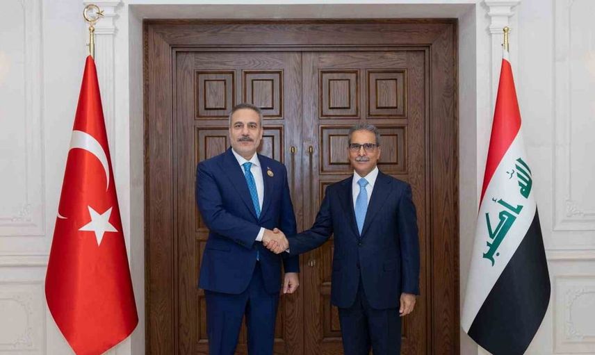 Dışişleri Bakanı Fidan, Irak Yüksek Yargı Konseyi Başkanı Zeydan ile bir araya geldi