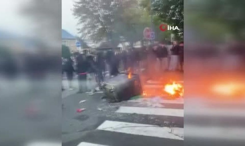 Fransa'da liselerdeki protestolar büyüyor, yaralı sayısı 31'e yükseldi