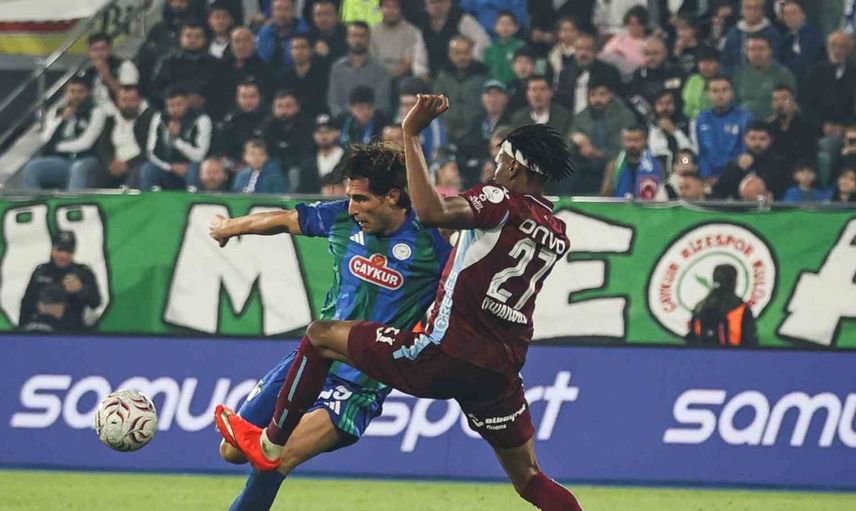 Trabzonspor, Çaykur Rizespor'u zorlu mücadelede 4-3 geçerek galip geldi