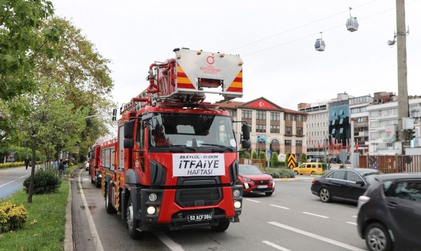Ordu'da itfaiye haftası etkinlikleriyle 312. yıl gururu yaşanıyor