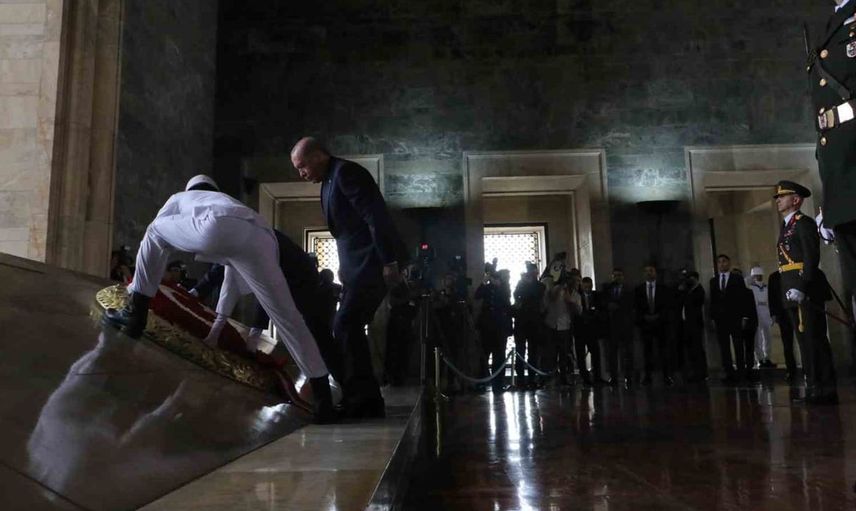 30 Ağustos Zaferi’nde Anıtkabir’deki anlamlı ziyaret