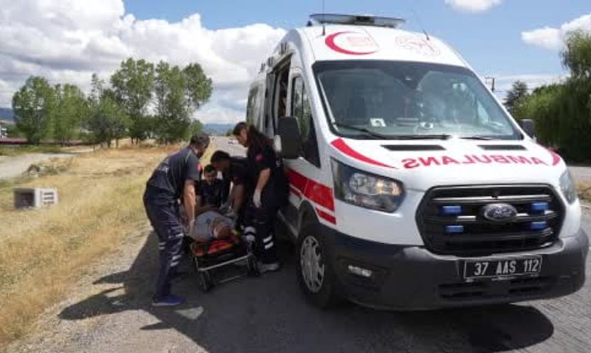 Kastamonu'da cip ile otomobil çarpıştı: 1'i ağır 5 yaralı