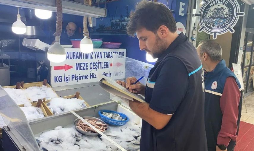 Sinop'ta perakende balık satışları denetlendi