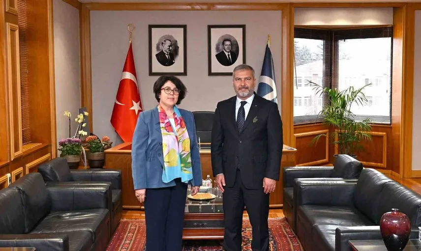 Üniversiteler arası iş birliği güçleniyor: Gümüşsoy’dan Adıgüzel’e ziyaret