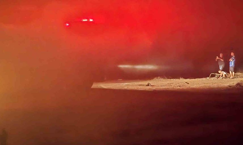 Antalya'da sazlık alanda yangın: 3 dönüm zarar gözüktü