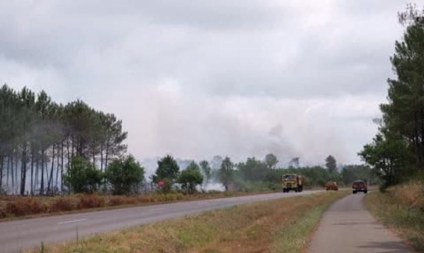 Fransa'nın Gironde ilindeki yangınlarda 240 ev kullanılamaz hale geldi